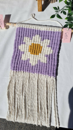 Lavender daisy wall hanging