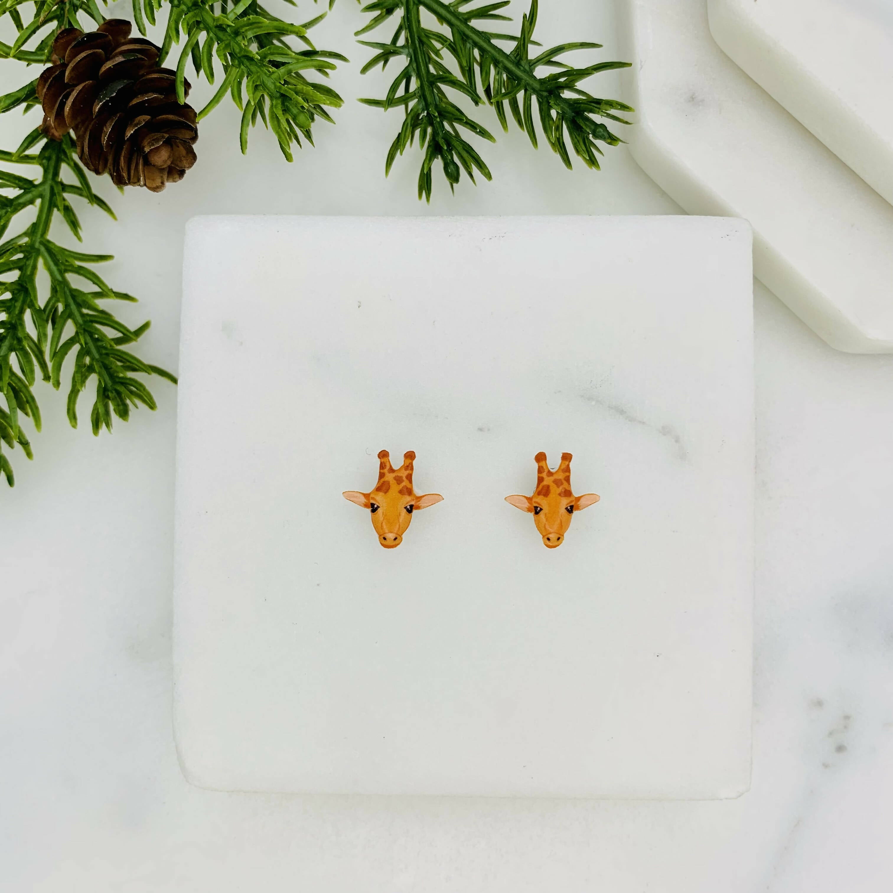 Giraffe Stud Earrings