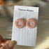 Donut Earrings {Single Colour}