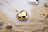 Seascape Heart Locket - Gold