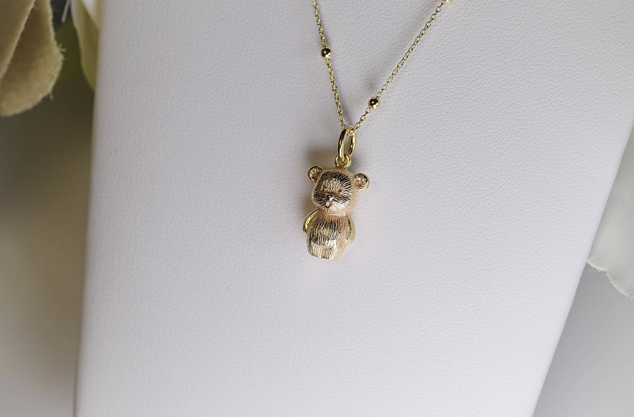 Golden Bear Necklace