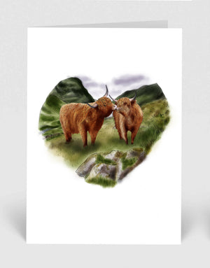 Highland Cattle Card