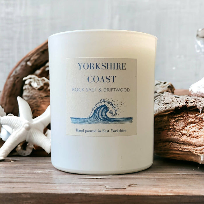 Edge of the Wolds Yorkshire Coast Rock Salt & Driftwood Scented Candle 160g
