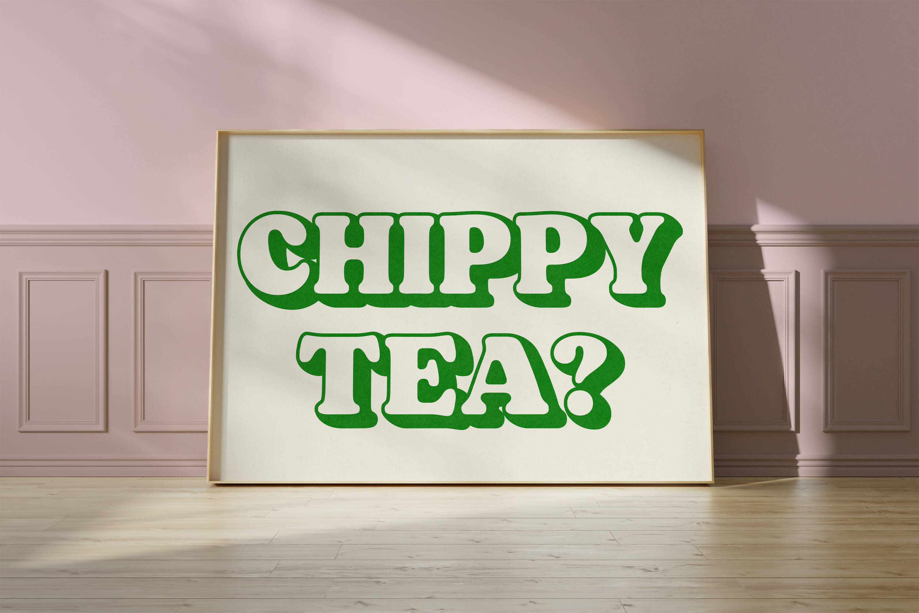 Chippy Tea? Print - Unique Music Art | Art & Soul