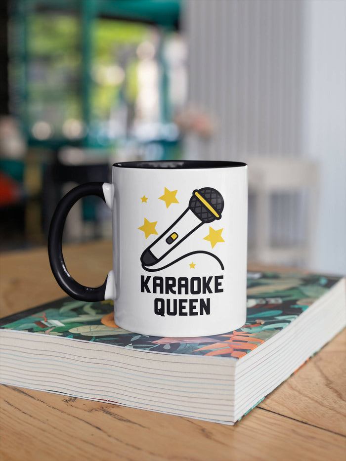 Karaoke Queen Design Art 11oz Mug