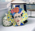 Yellow Frida Kahlo Shell | Handcrafted Décor | Art & Soul