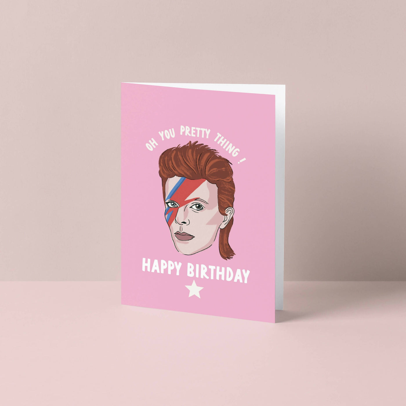 Bowie Happy Birthday Greetings Card – Art & Soul