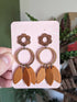 Dream catcher - Wooden Earrings