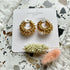 Spiral Gold Hoop Earrings