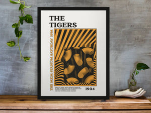 Hull City - Inspired PSYCHEDELIC design - Art Print - White