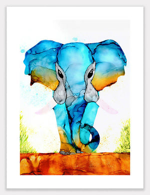 Elephant (Nell) Print
