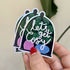 Let’s Get Cosy Holographic Sticker