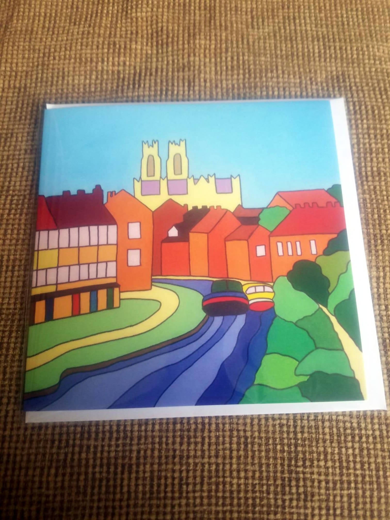 Greetings Card - Beckside, Beverley