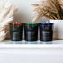Edge of the Wolds Amber | Emerald | Sapphire Scented Candle Collection 3x75g
