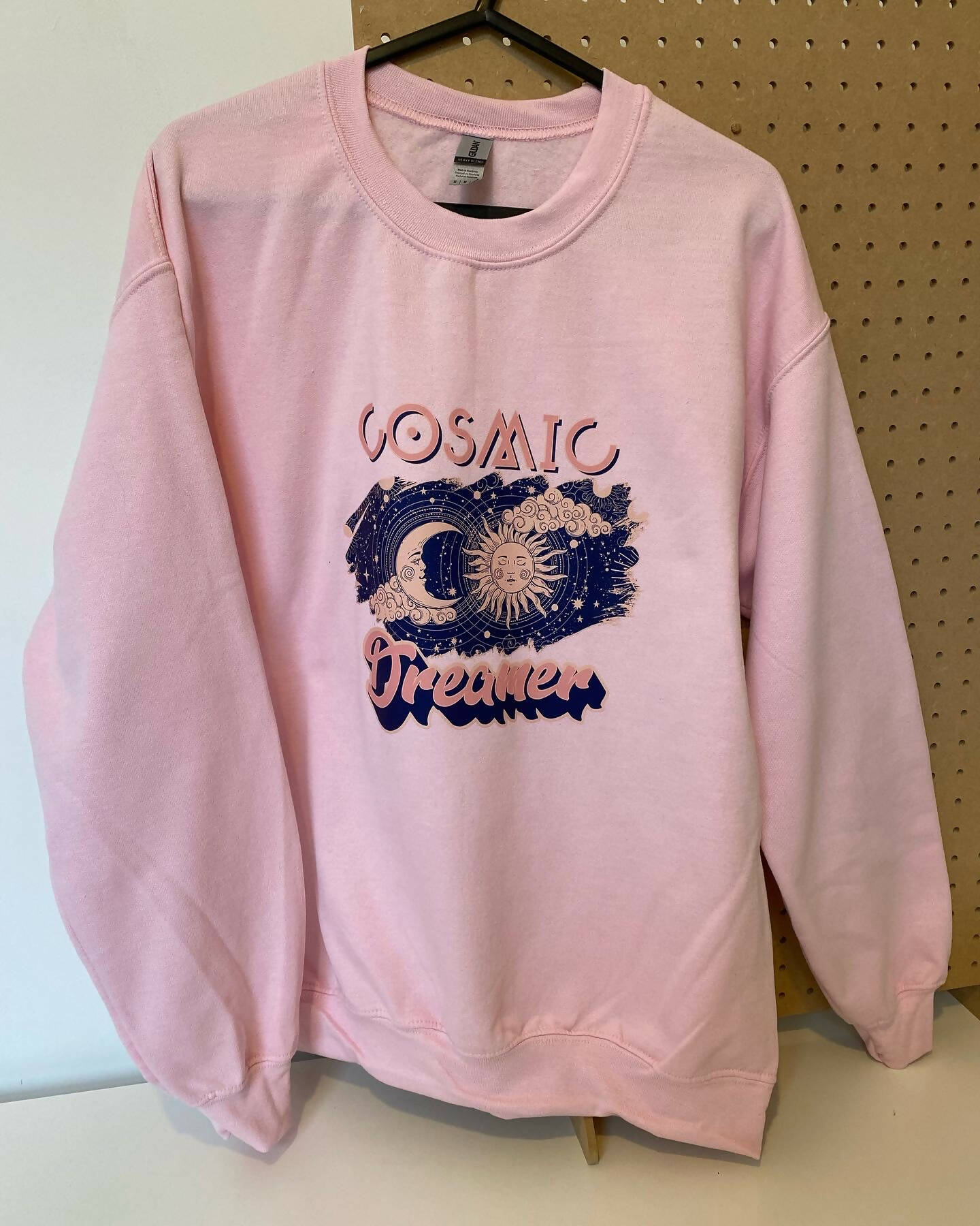 Cosmic dreamer pink sweatshirt