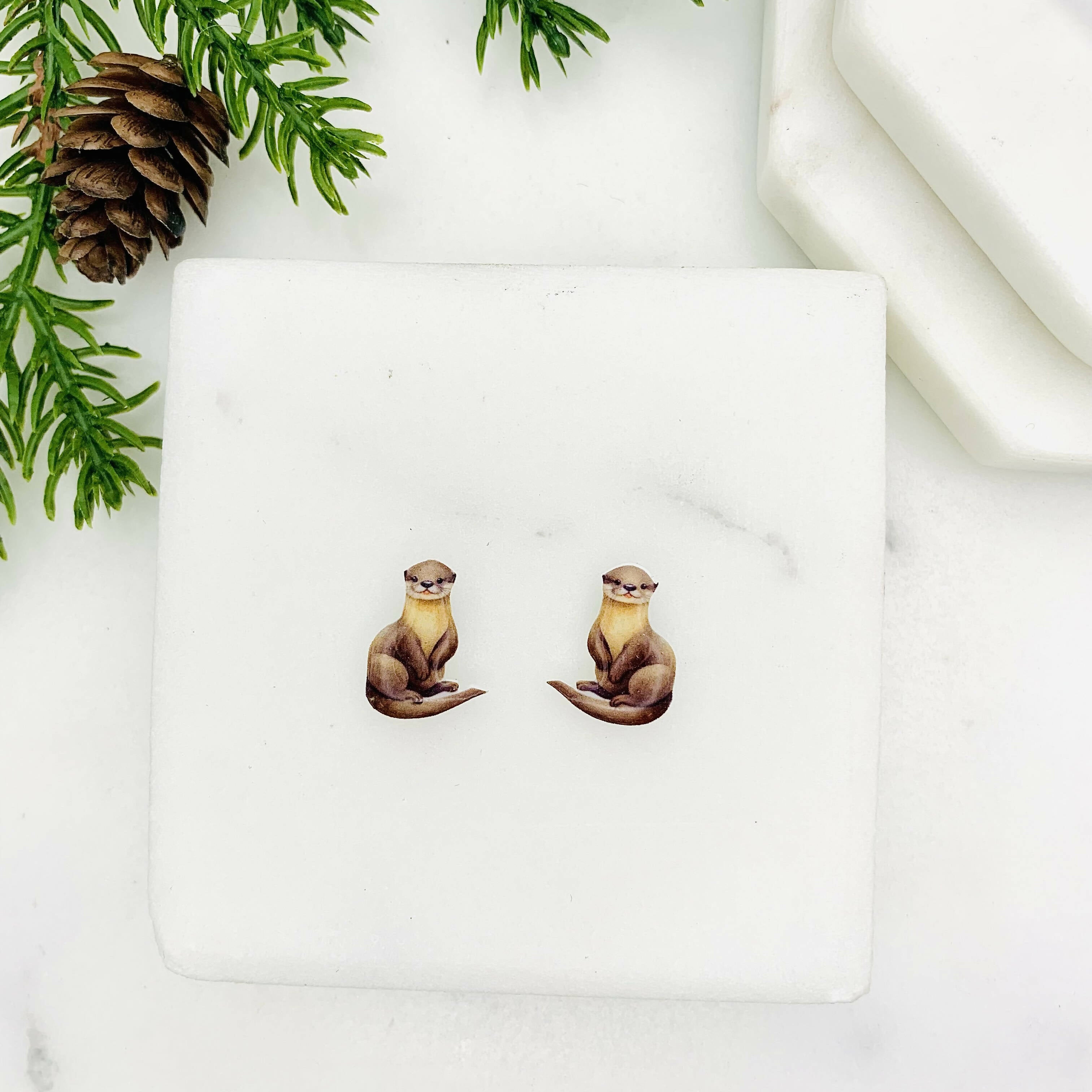 Otter Stud Earrings