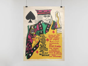 King of Spades Vintage Music Poster A3 Framed with Mount