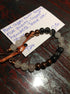 Rose Quartz, Copper Hematite and Black Silkstone Bracelet