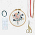 Floral Bouquet Embroidery Kit | Complete Craft Set | Art & Soul