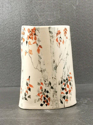 Autumn Birch Vase