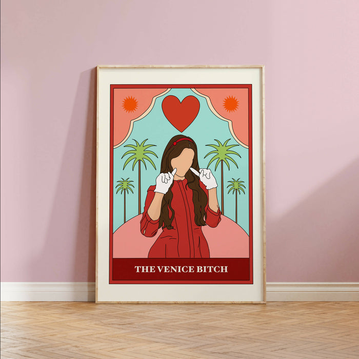 The Venice Bitch Lana Tarot Print