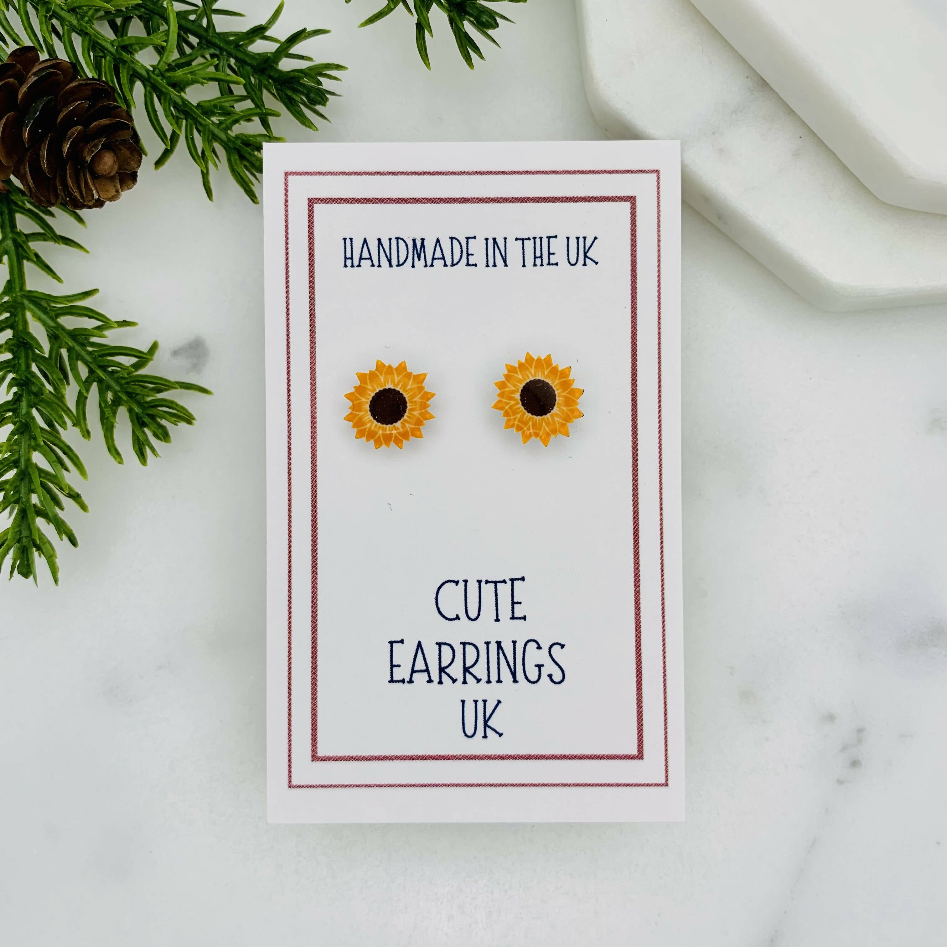 Sunflower Stud Earrings