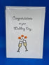 Congratulations on your wedding day - Pom Pom greeting card