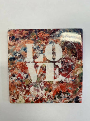 Ceramic Coaster - LOVE
