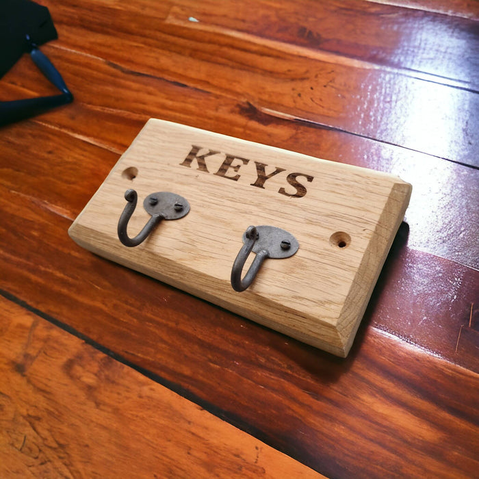 Oak Key Rack (KEY Engrave)- 1068