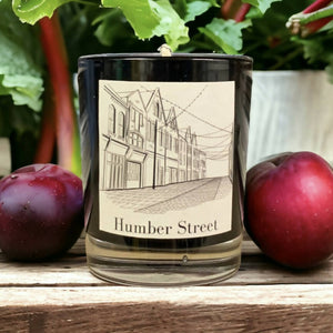 HUMBER STREET Plum & Rhubarb Votive Scented Candle 75g