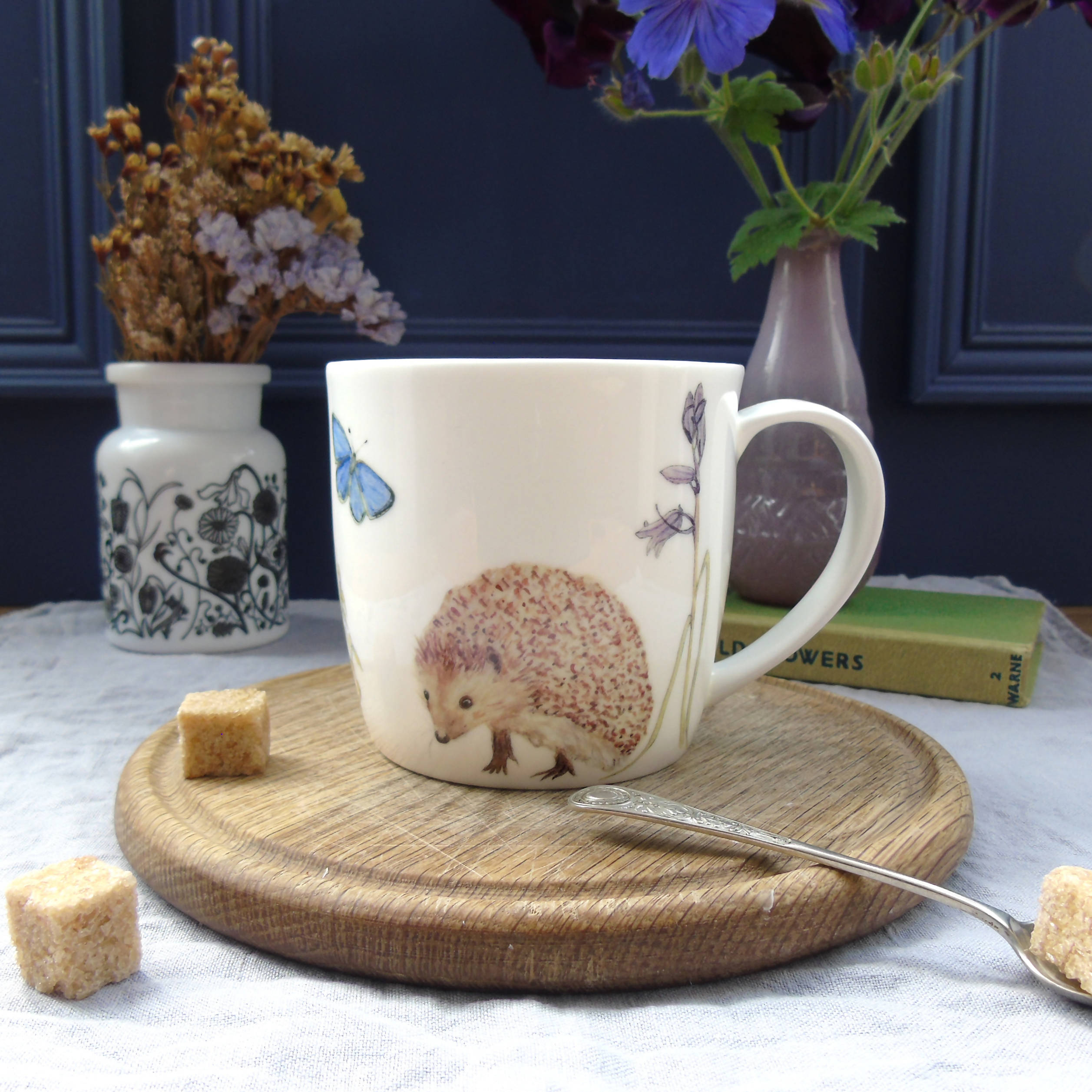 Hedgehog and Bluebell Mug