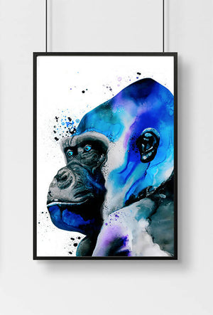 Gorilla (Ingei) Framed