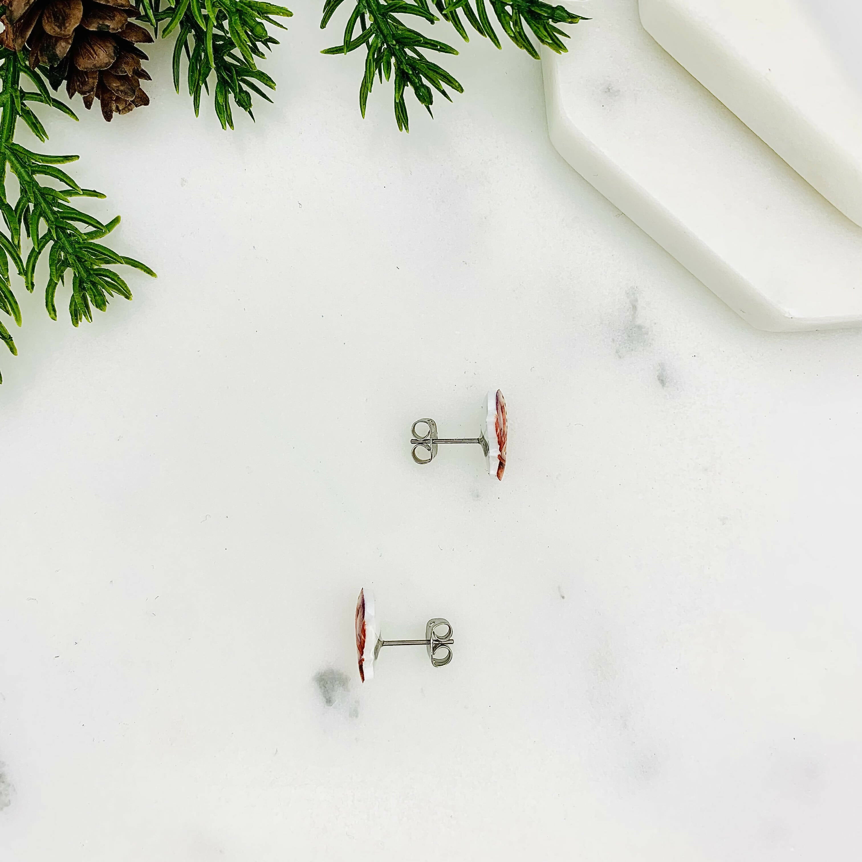 Snowman Stud Earrings