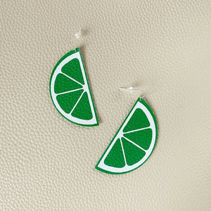 Lime Slice Earrings LRG