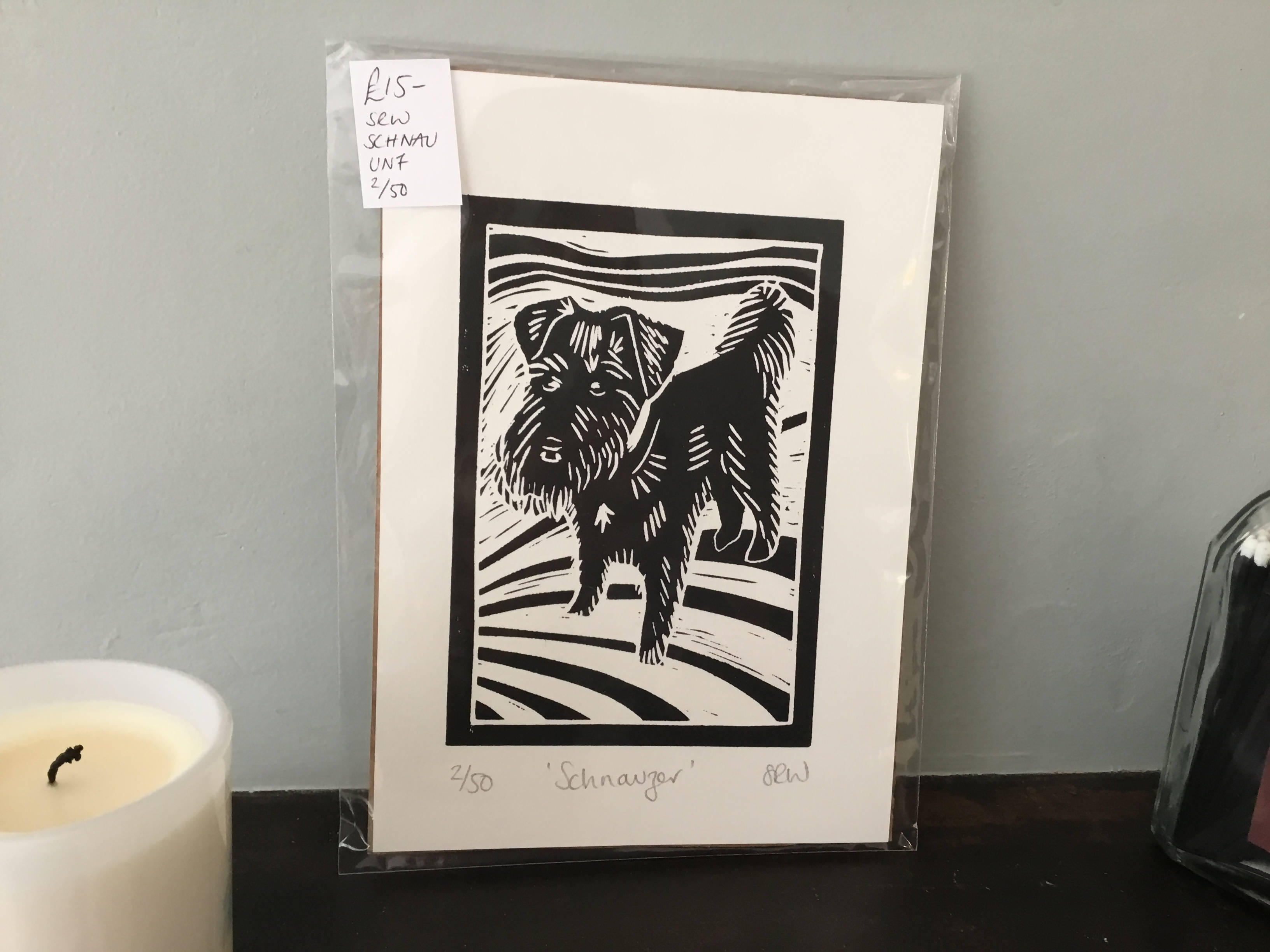 Unframed Limited Edition Lino Cut Prints - 3