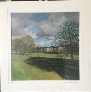 St Mary’s from Beverley Westwood. Giclee print