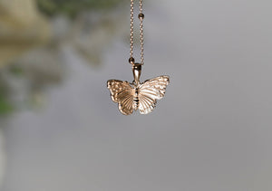 Butterfly Necklace - Rose Gold