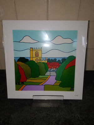 Mounted Print - York Road to St. Mary's, Beverley