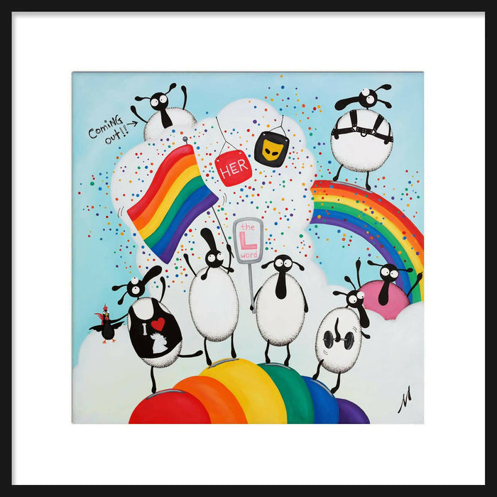Gays And Baasexuals - 16” Limited Edition Print