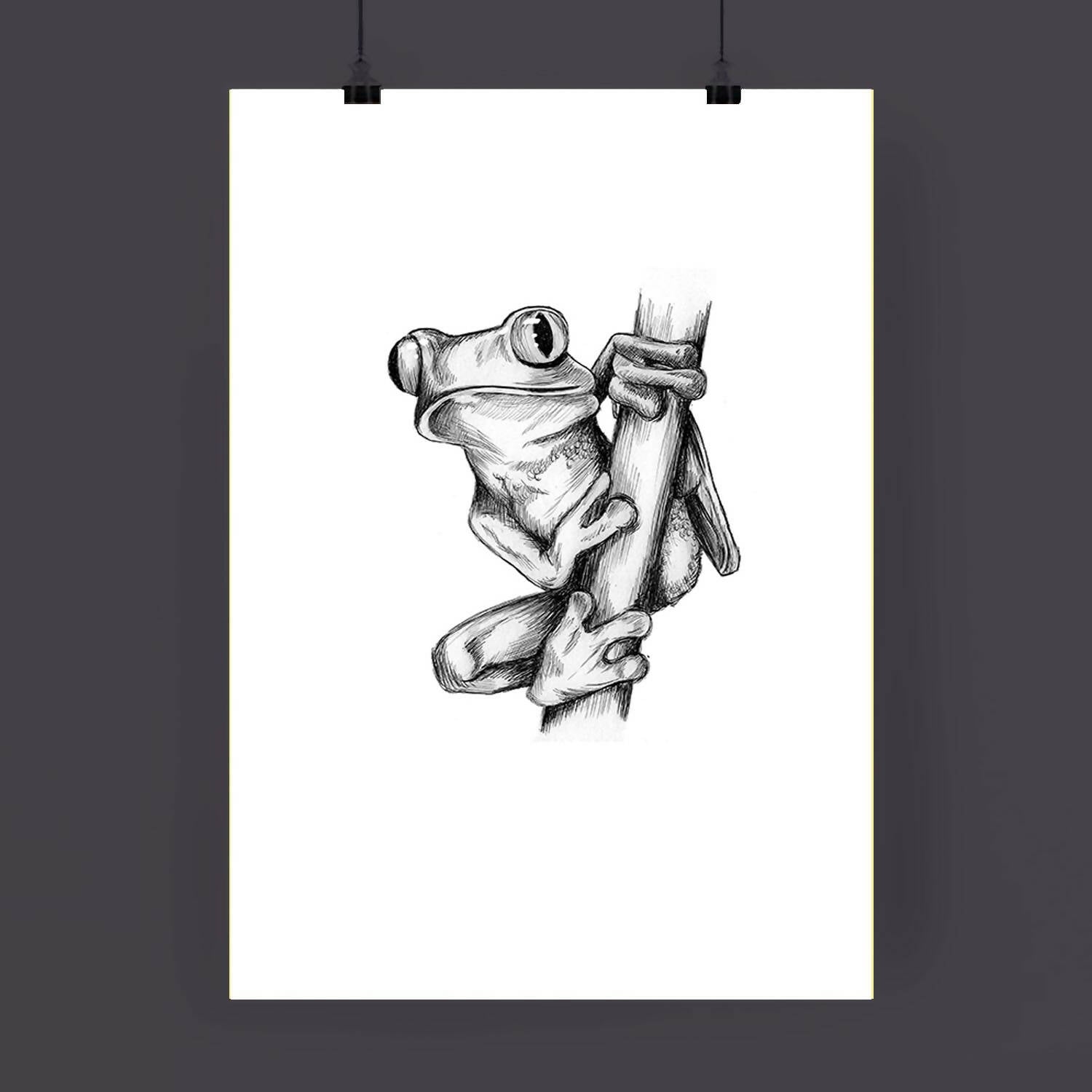 A4 Animal Illustration Print