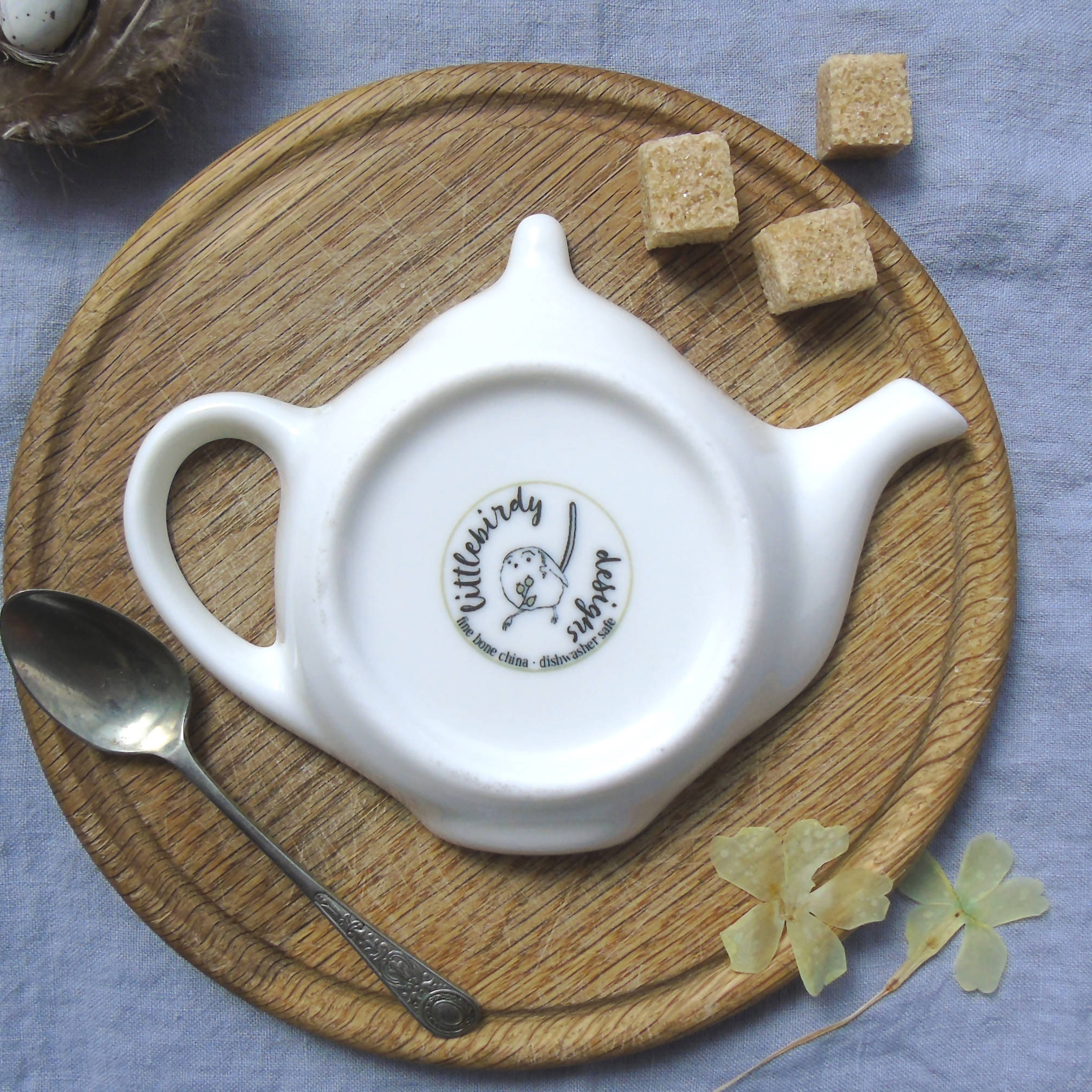 Teabag Tidy Tawny Owl and Ivy Berries