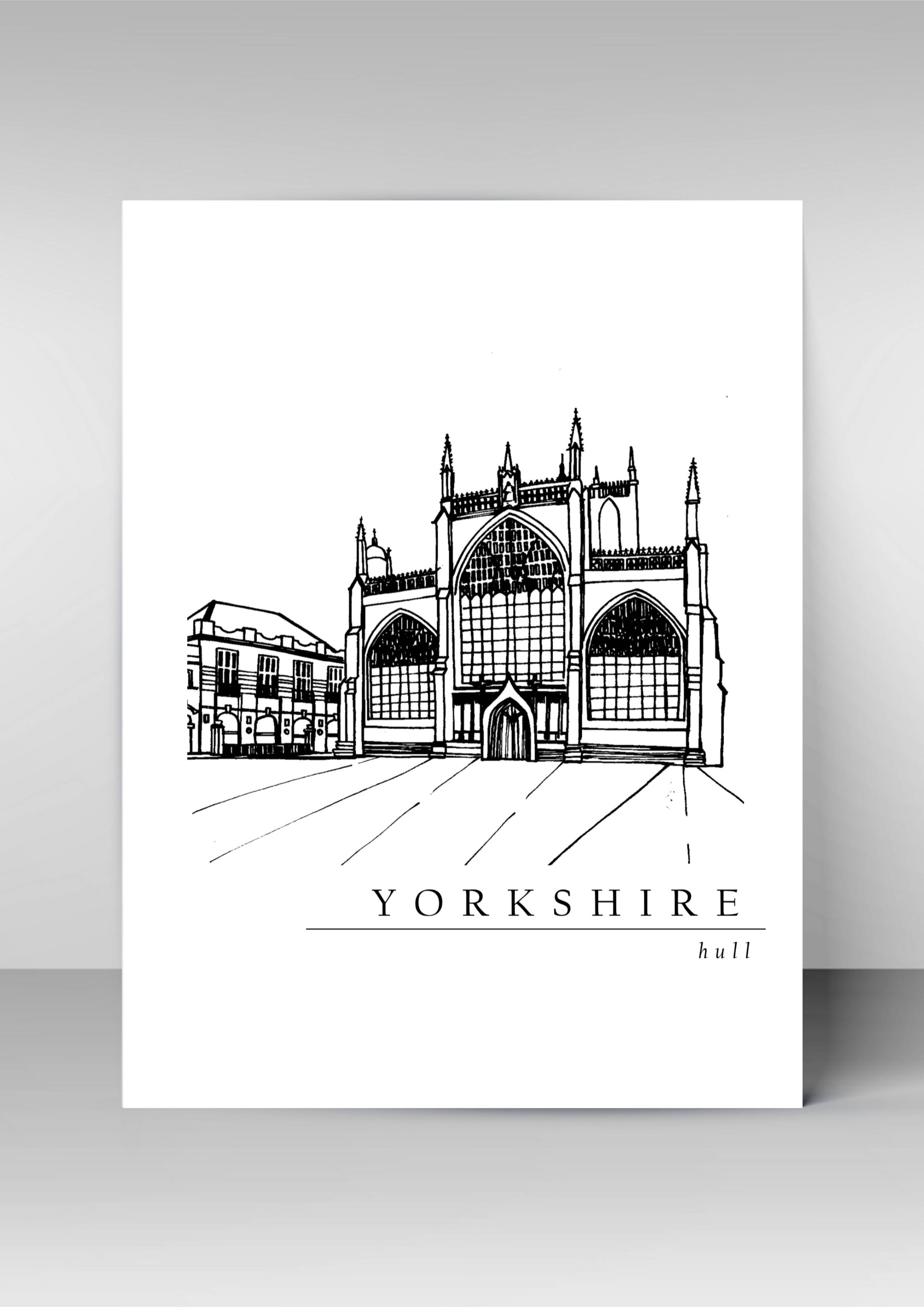 Hull Illustration Print for Stylish Home Decor | Art & Soul