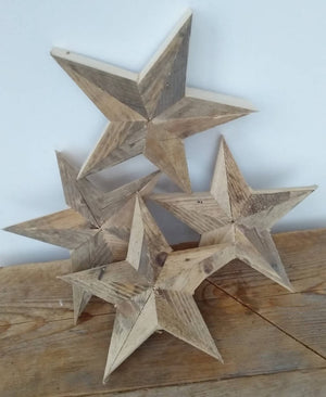 Section wooden star