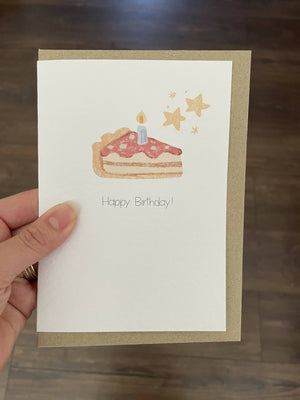 Slice of Birthday Cake Card