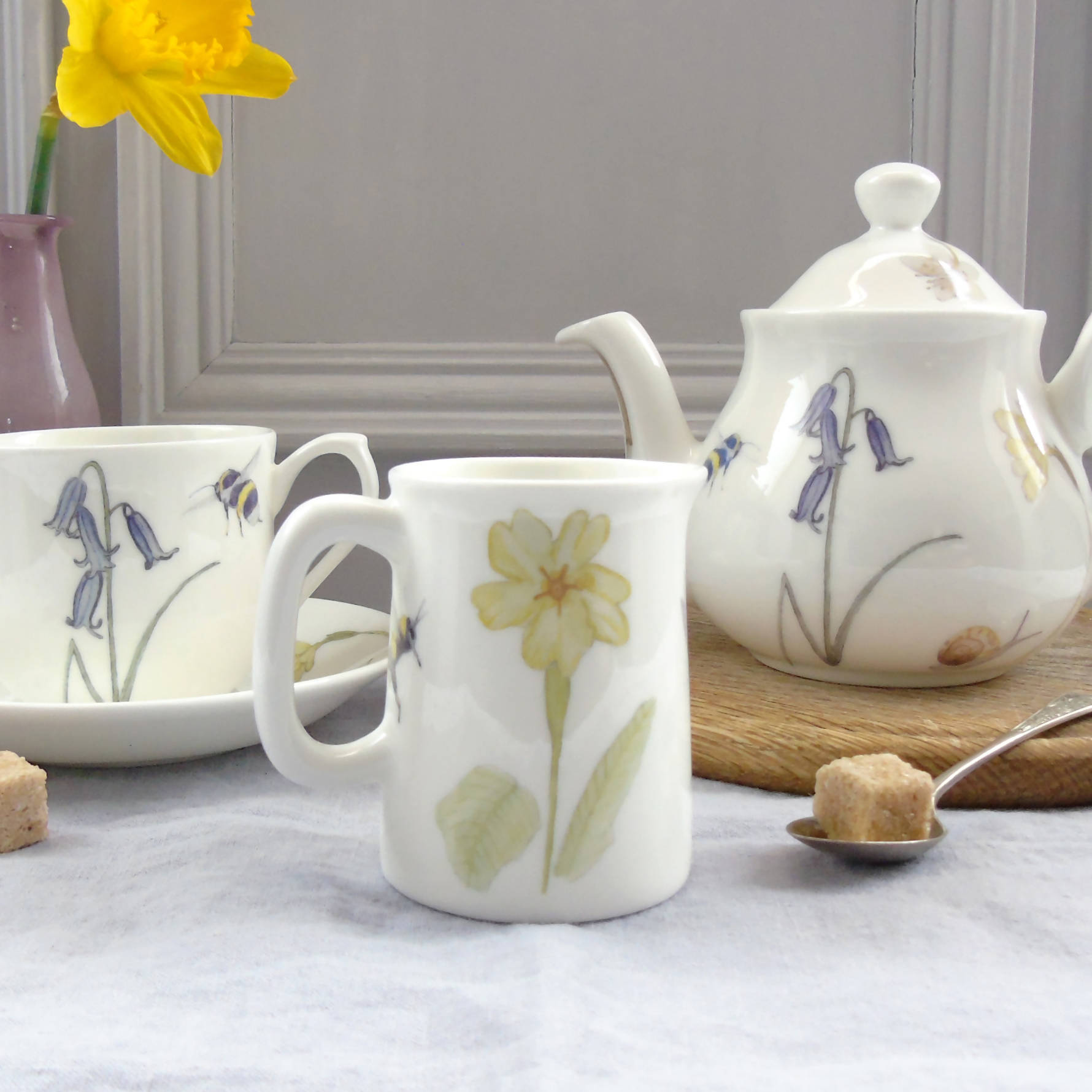 Mini Cream Jug | Hand Decorated Bone China | Art & Soul