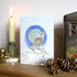 Barn Owl and Full Moon Christmas Card