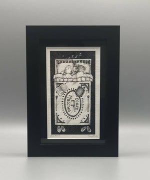 Love Match - Framed limited Edition Print by Jenny Davies