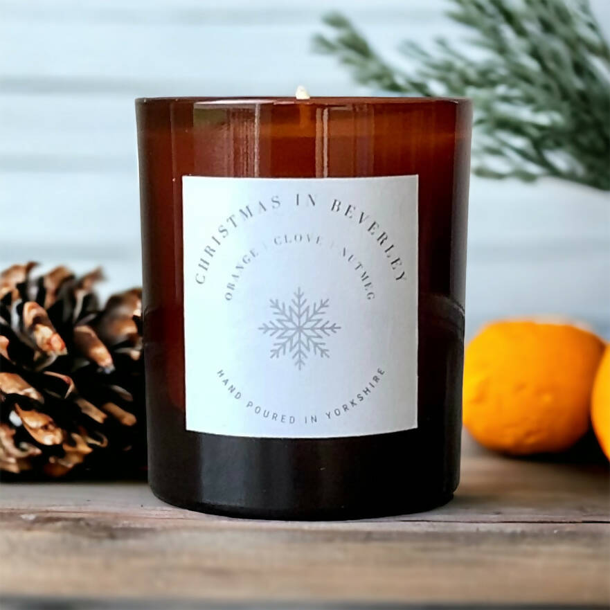 Christmas in Beverley- Orange, Clove and Nutmeg Candle - 160g