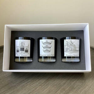 Hull x 3 Scented Votive Candle Collection 3x75g