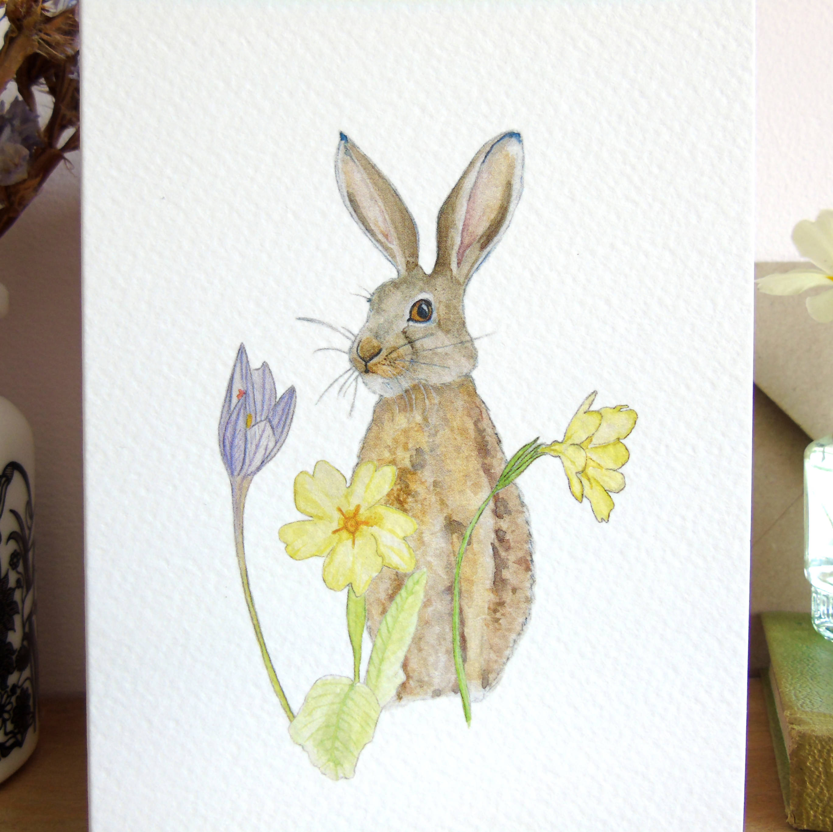 March Hare Easter Card